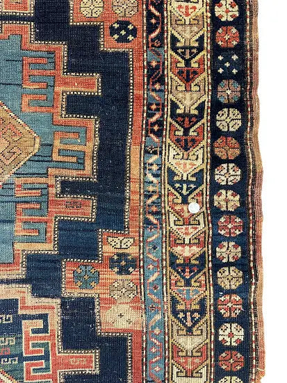 Hand-Knotted Antique Persian Wool Rug Tribal Design 4'3 x 6'1 Orange - I Got Rugs Hand-Knotted Antique Persian Wool Rug Tribal Design 4'3 x 6'1 Orange I Got Rugs Handmade Vintage I Got Rugs 1450.00