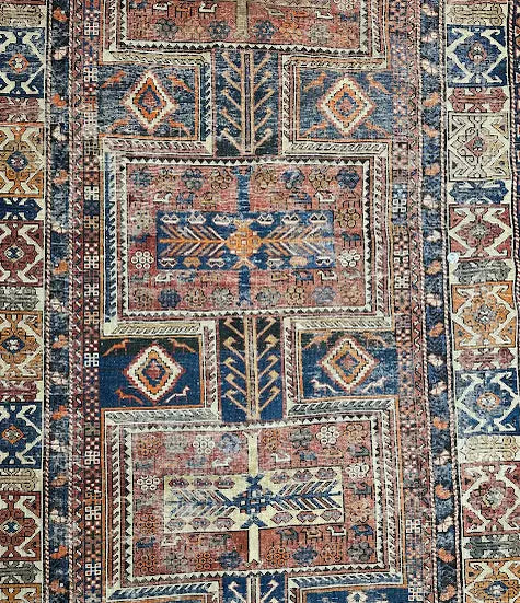 Handmade Antique Wool Caucasian Tribal Rug 4' x 10'2 - I Got Rugs Handmade Antique Wool Caucasian Tribal Rug 4' x 10'2 I Got Rugs Handmade Vintage I Got Rugs 2200.00