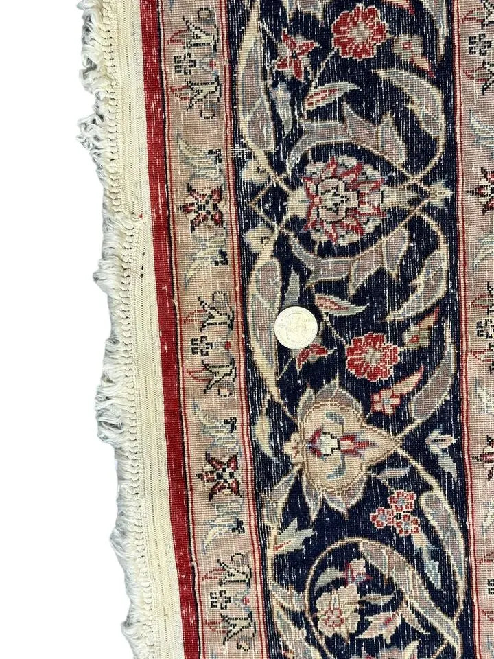 Handmade Vintage Rug Turkish Village Floral Design 100% Wool 4' x 6' I Got Rugs