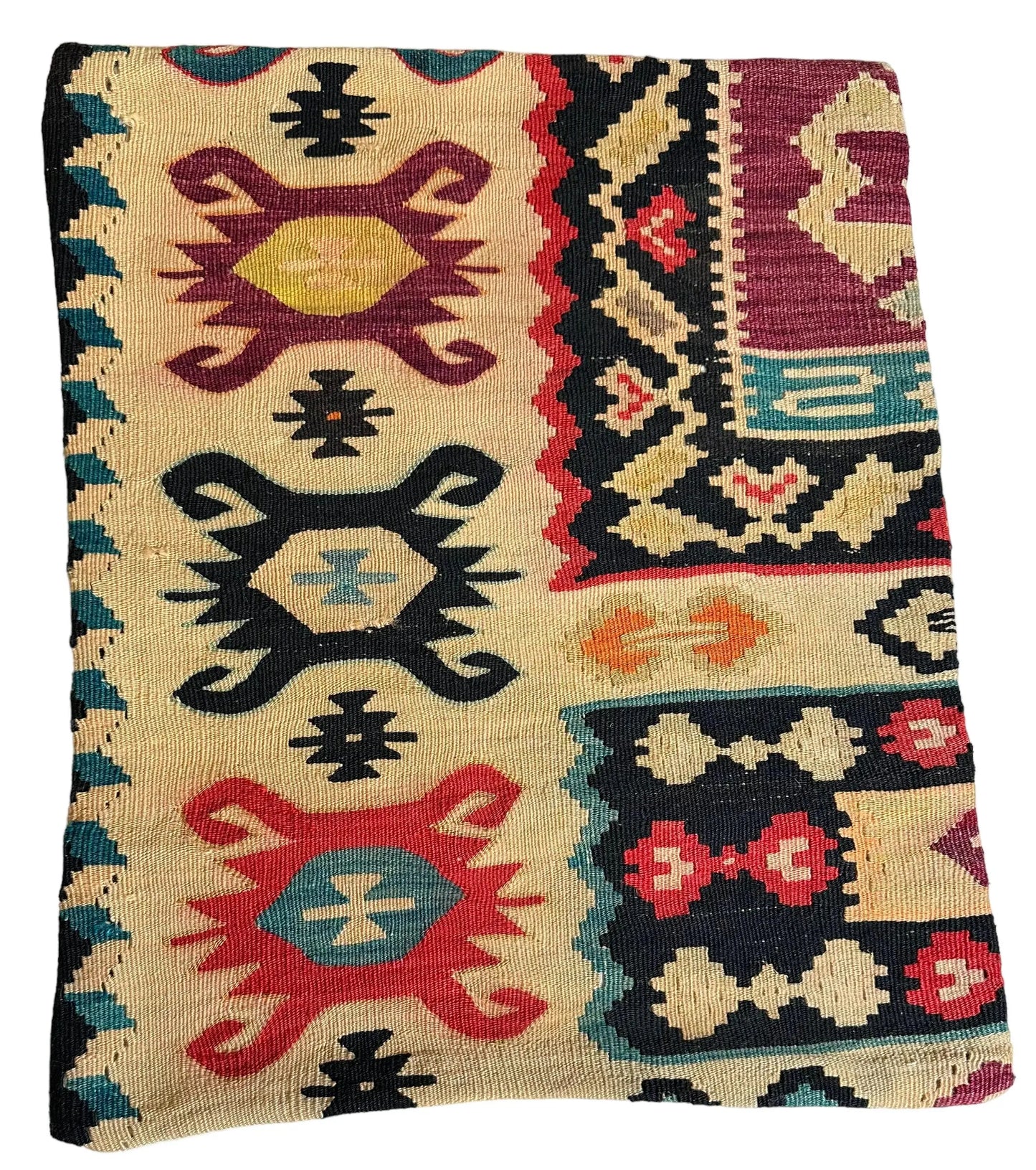 Handmade Vintage Turkish Pillow Cover 18" x 22" I Got Rugs