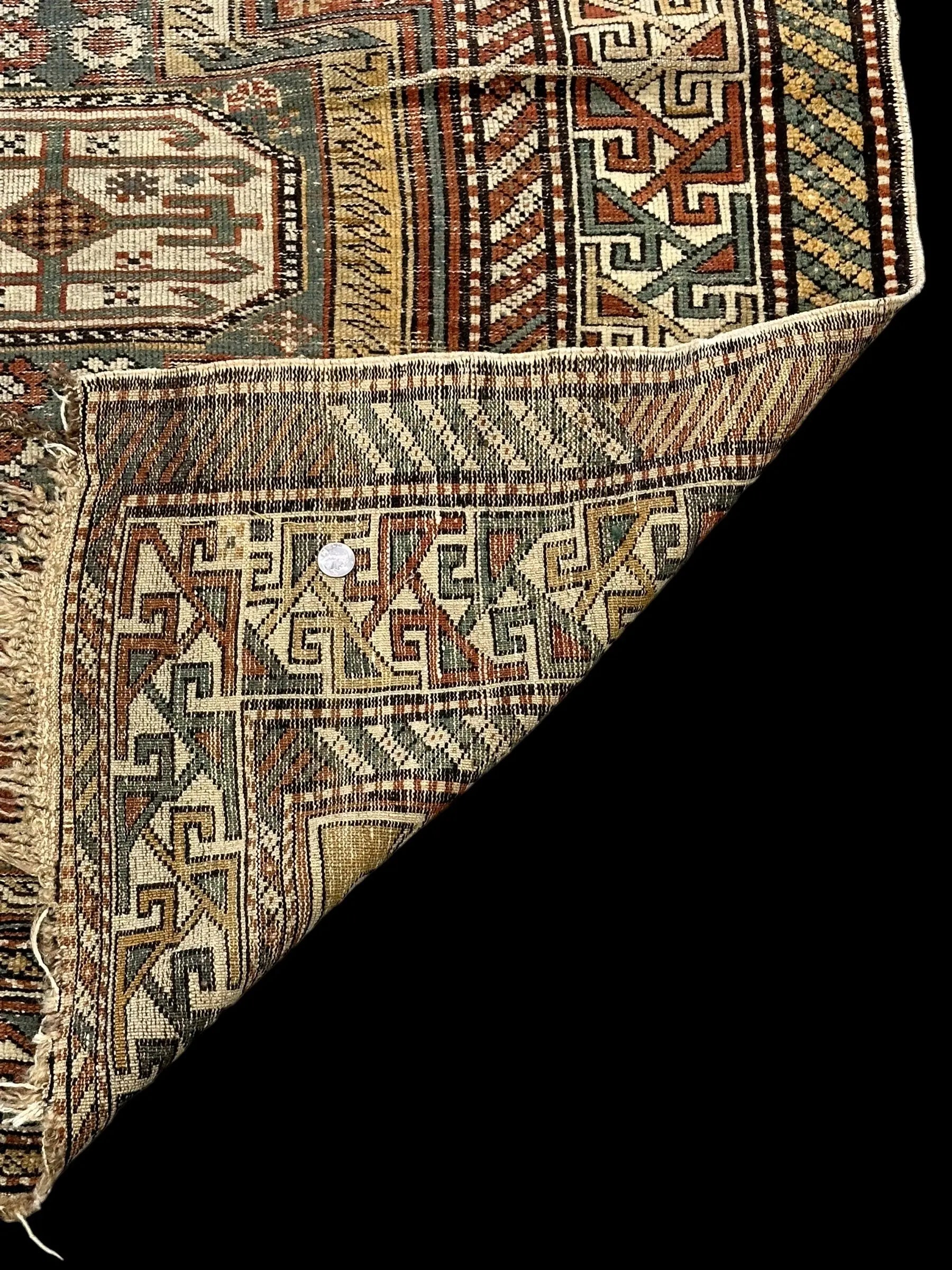 Antique Handmade Wool Rug Persian Oriental Design in Bold Colors 3'9 x 4'9 I Got Rugs Antique Handmade Wool Rug Persian Oriental Design in Bold Colors 3'9 x 4'9 I Got Rugs Handmade Vintage I Got Rugs