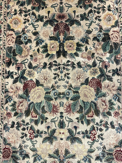Beautiful Vintage Persian Floral Rug High Quality Wool in Bold Colors 5' x 8' I Got Rugs