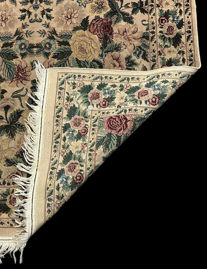 Beautiful Vintage Persian Floral Rug High Quality Wool in Bold Colors 5' x 8' I Got Rugs