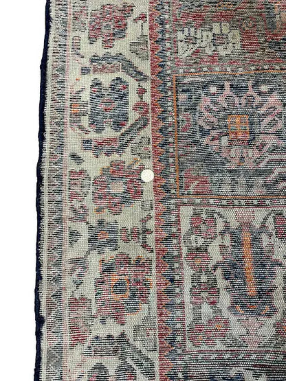 Hand-Knotted Vintage Persian Wool Rug Bakhtiari Style Red 4'8 x 7' - I Got Rugs Hand-Knotted Vintage Persian Wool Rug Bakhtiari Style Red 4'8 x 7' I Got Rugs Handmade Vintage I Got Rugs  550.00