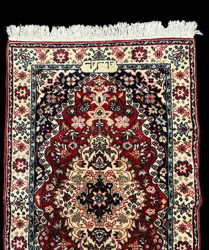 Hand-Knotted Vintage Wool Rug Persian Oriental Design Runner 2'7 x 9'7 I Got Rugs