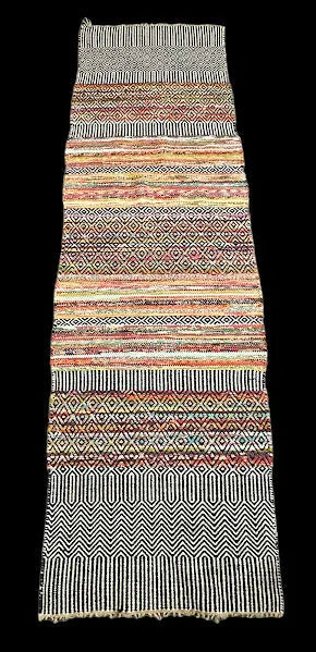 Hand-Knotted Vintage Wool Rug Turkish Kilim Unique Tribal Runner 2'5 x 8'1 I Got Rugs