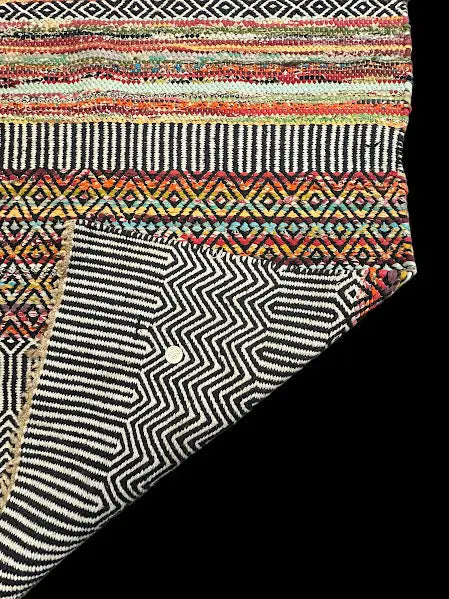 Hand-Knotted Vintage Wool Rug Turkish Kilim Unique Tribal Runner 2'5 x 8'1 I Got Rugs