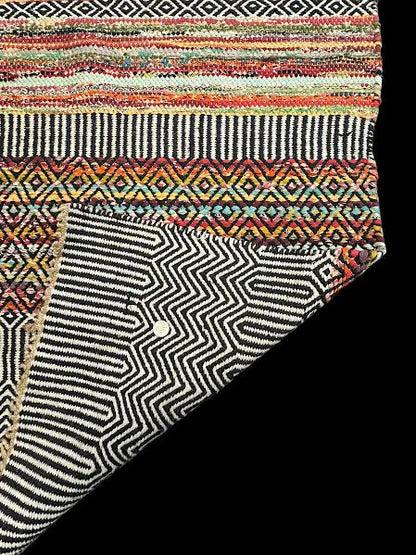 Hand-Knotted Vintage Wool Rug Turkish Kilim Unique Tribal Runner 2'5 x 8'1 I Got Rugs