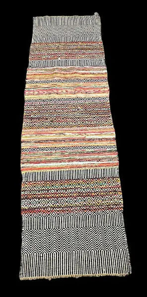Hand-Knotted Vintage Wool Rug Turkish Kilim Unique Tribal Runner 2'5 x 8'1 I Got Rugs