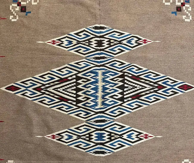 Handmade Vintage Mexican Wool Serape Brown 4'5 x 6'5 - I Got Rugs Handmade Vintage Mexican Wool Serape Brown 4'5 x 6'5 I Got Rugs Handmade Vintage I Got Rugs  540.00