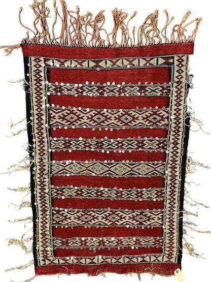 Handmade Vintage Rug Moroccan From Atlas Mountains 2'3 x 3'9 I Got Rugs