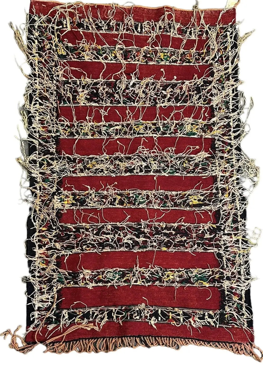 Handmade Vintage Rug Moroccan From Atlas Mountains 2'3 x 3'9 I Got Rugs