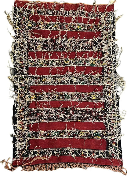 Handmade Vintage Rug Moroccan From Atlas Mountains 2'3 x 3'9 I Got Rugs