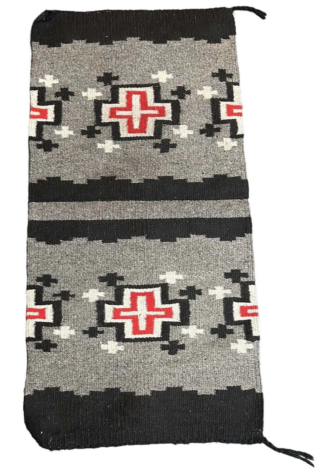 Handmade Vintage Rug Turkish Flat Weave Southwest Design 1'10 x 3'9 I Got Rugs