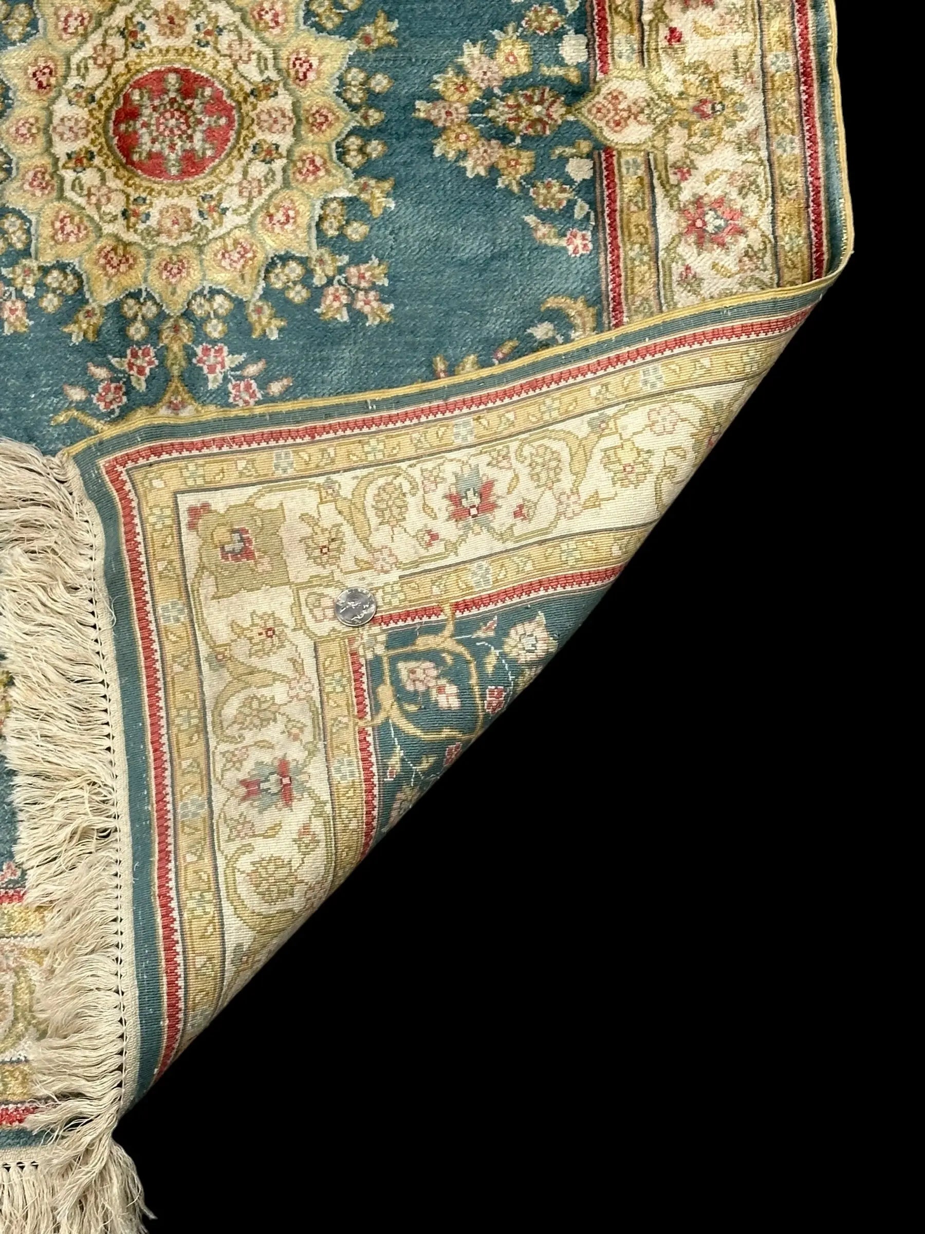 Handmade Vintage Silk Rug Persian Floral Pattern in Light Colors 2'7 x 4'1 I Got Rugs Handmade Vintage Silk Rug Persian Floral Pattern in Light Colors 2'7 x 4'1 I Got Rugs Handmade Vintage I Got Rugs