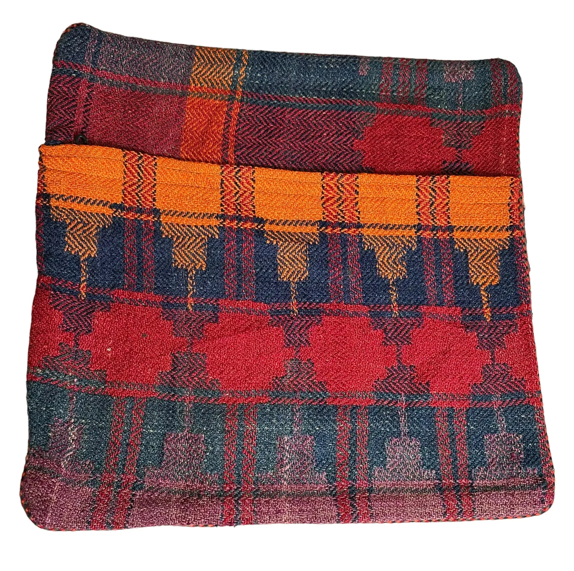 Handmade Vintage Turkish Double-Sided Pillow Cover 20" x 20" I Got Rugs