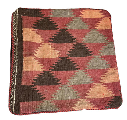 Handmade Vintage Turkish Double-Sided Pillow Cover 20" x 20" I Got Rugs