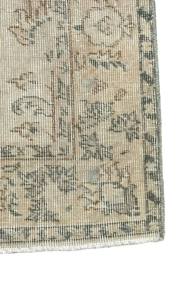 Handmade Vintage Turkish Oushak 100% Wool Rug with Modern Colors 3'10 x 6'5 I Got Rugs