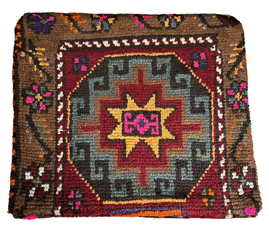 Handmade Vintage Turkish Pillow Cover 17" x 18" I Got Rugs