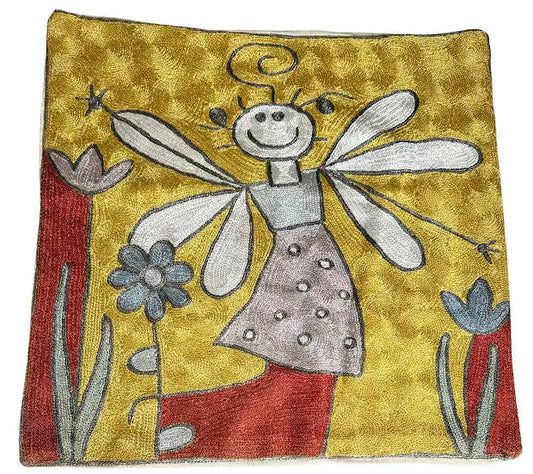Handmade Vintage Turkish Pillow Cover 18" x 18" I Got Rugs