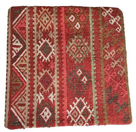 Handmade Vintage Turkish Pillow Cover 18" x 18' I Got Rugs