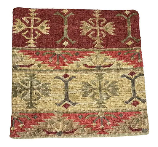 Handmade Vintage Turkish Pillow Cover 18" x 18" I Got Rugs