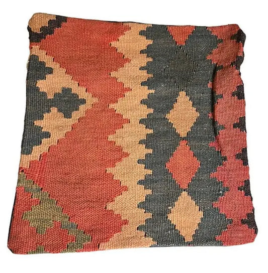 Handmade Vintage Turkish Pillow Cover 18" x 18" I Got Rugs