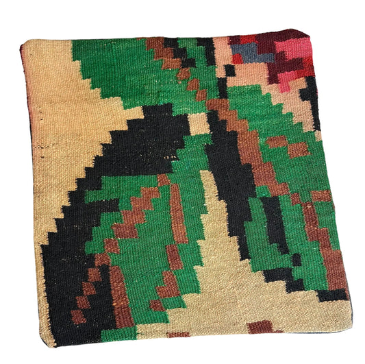 Handmade Vintage Turkish Pillow Cover 18" x 19" I Got Rugs