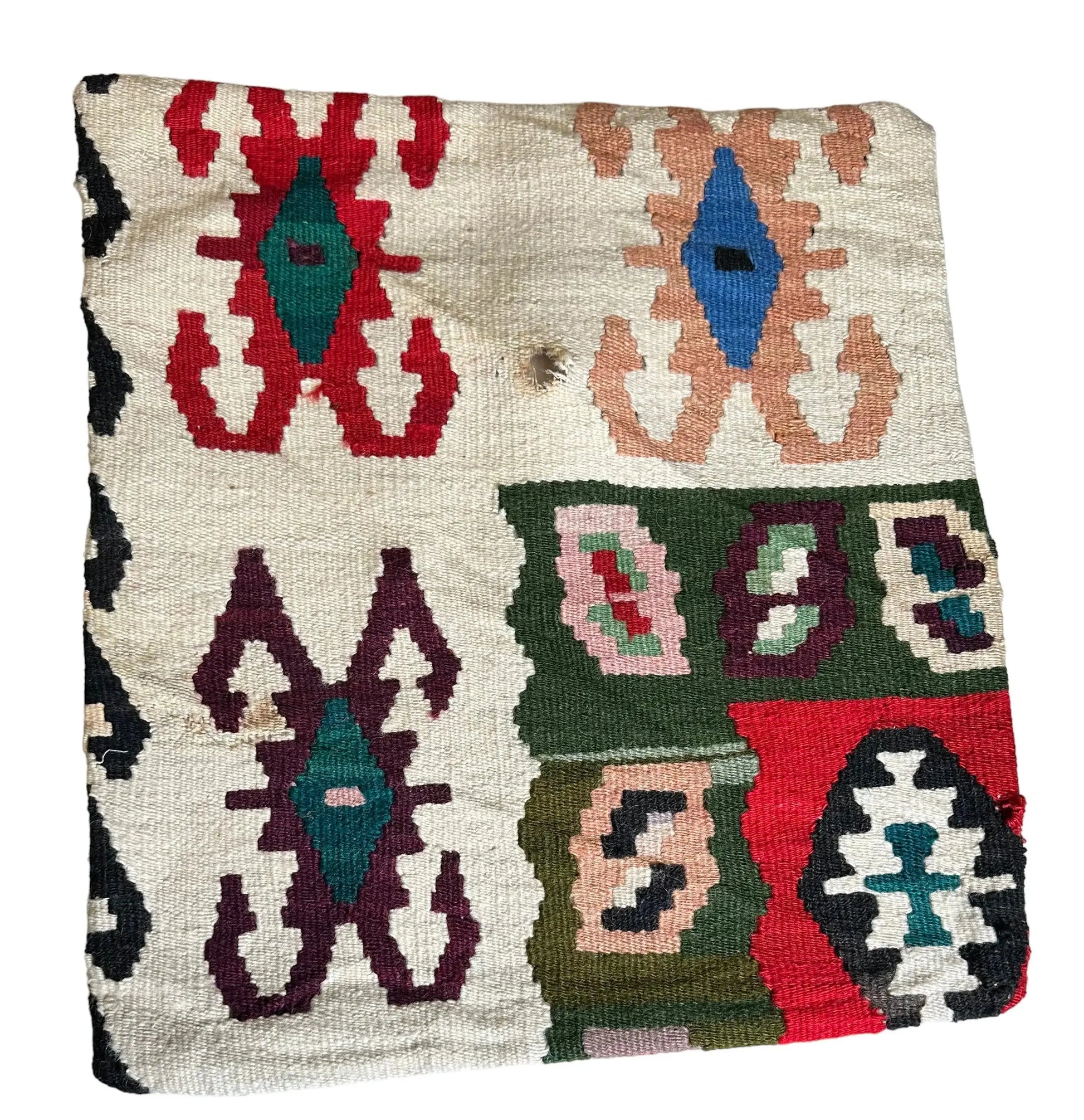 Handmade Vintage Turkish Pillow Cover 18" x 20" I Got Rugs
