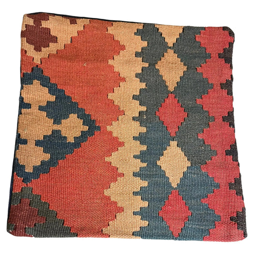 Handmade Vintage Turkish Pillow Cover 19" x 19" I Got Rugs