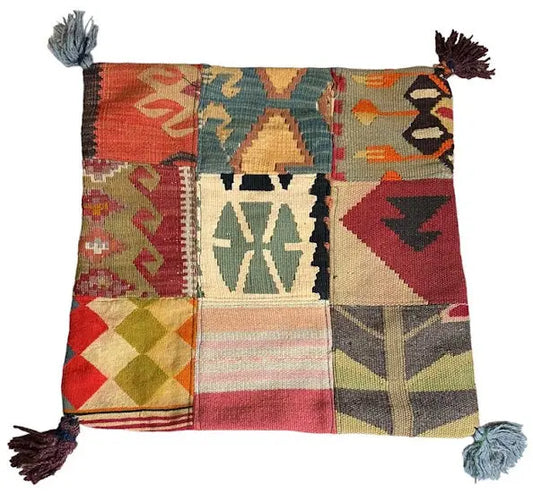 Handmade Vintage Turkish Pillow Cover 19" x 20" I Got Rugs