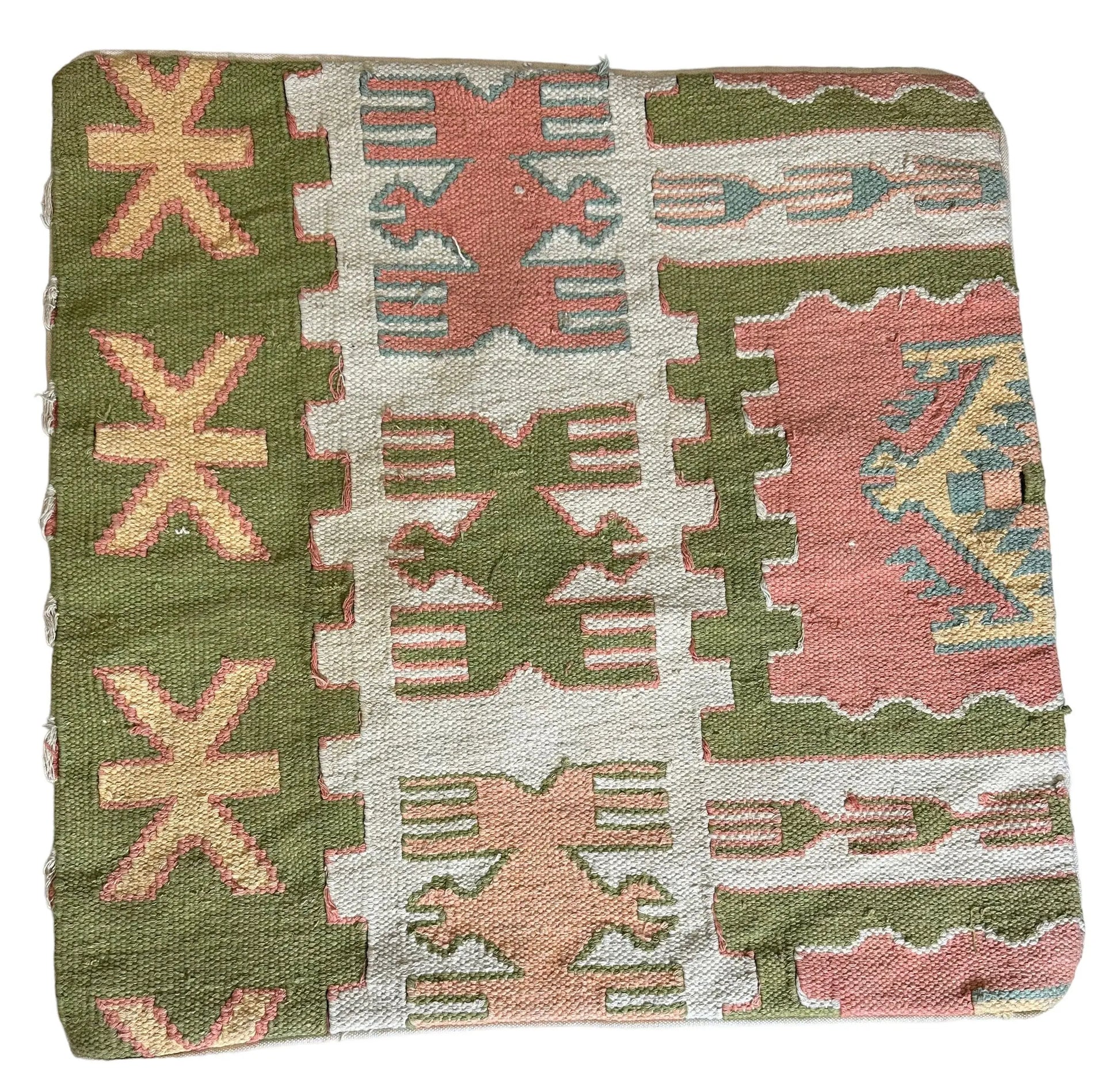 Handmade Vintage Turkish Pillow Cover 22" x 22" I Got Rugs