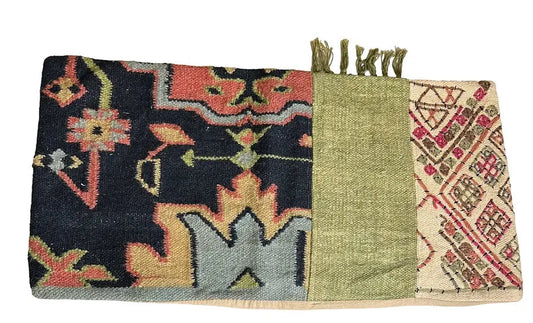 Handmade Vintage Turkish Pillow Cover 28" x 15" I Got Rugs