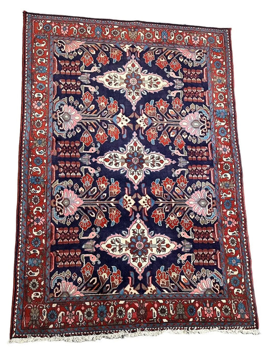 Handmade Vintage Village Malayer Design 100% Wool Rug 4'4 x 6'4 I Got Rugs