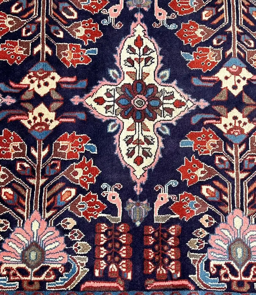 Handmade Vintage Village Malayer Design 100% Wool Rug 4'4 x 6'4 I Got Rugs