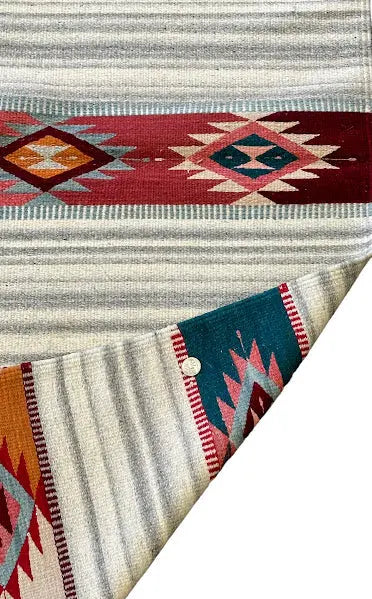 Handmade Vintage Wool Rug Afghan Anatolian Tribal Design 3'8 x 6'3 I Got Rugs
