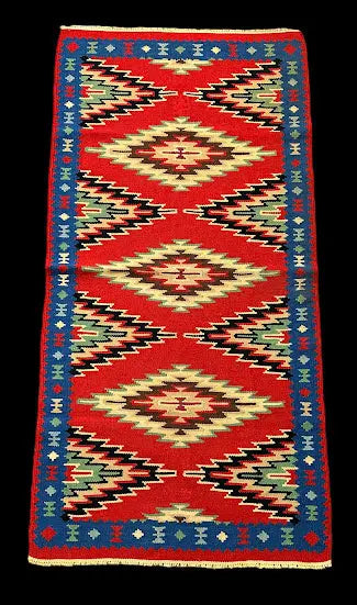 Handmade Vintage Wool Rug Afghan Kilim Colorful Tribal Design 2'3 x 4'7 I Got Rugs