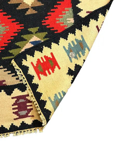 Handmade Vintage Wool Rug Afghan Kilim Multicolor Tribal Design 2'3 x 4'7 - I Got Rugs Handmade Vintage Wool Rug Afghan Kilim Multicolor Tribal Design 2'3 x 4'7 I Got Rugs Handmade Vintage I Got Rugs  140.00