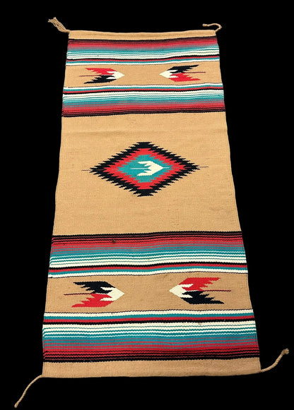 Handmade Vintage Wool Rug Colorful Southwestern Tribal Design 2'6 x 5'4 I Got Rugs Handmade Vintage Wool Rug Colorful Southwestern Tribal Design 2'6 x 5'4 I Got Rugs Handmade Vintage I Got Rugs
