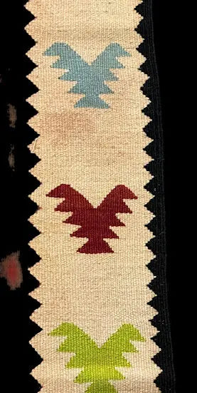 Handmade Vintage Wool Rug Multicolor Turkish Kilim Geometric Design 2' x 4'9 I Got Rugs
