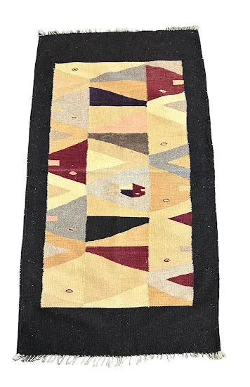 Handmade Vintage Wool Rug Navajo Style Multicolor 2'6 x 4'6 - I Got Rugs Handmade Vintage Wool Rug Navajo Style Multicolor 2'6 x 4'6 I Got Rugs Handmade Vintage I Got Rugs  160.00