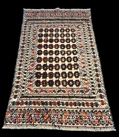 Handmade Vintage Wool Rug Persian Kilim Colorful Soumak Design 4' x 6'9 I Got Rugs Handmade Vintage Wool Rug Persian Kilim Colorful Soumak Design 4' x 6'9 I Got Rugs Handmade Vintage I Got Rugs