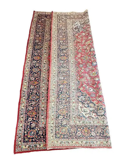 Handmade Vintage Wool Rug Persian Red Oriental Design 8'3 x 11'4 I Got Rugs