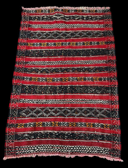 Handmade Vintage Wool Rug Red Moroccan Berber Tribal Pattern 2'11 x 4'5 I Got Rugs Handmade Vintage Wool Rug Red Moroccan Berber Tribal Pattern 2'11 x 4'5 I Got Rugs Handmade Vintage I Got Rugs