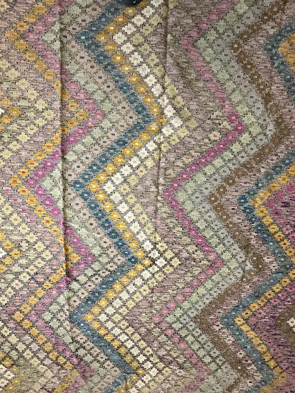 Handmade Vintage Wool Rug Turkish Kilim Multicolor Diamond Design 5'11 x 7'8 - I Got Rugs Handmade Vintage Wool Rug Turkish Kilim Multicolor Diamond Design 5'11 x 7'8 I Got Rugs Handmade Vintage I Got Rugs  1250.00