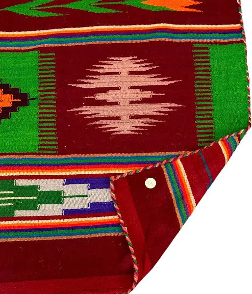 Handmade Vintage Wool Rug Turkish Kilim Southwestern Tribal Design 4'4 x 5'11 I Got Rugs