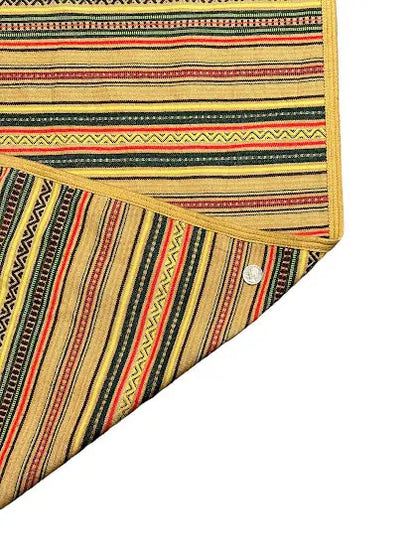 Handmade Vintage Wool Rug Turkish Kilim Striped Design Multicolor 4'7 x 6'11 - I Got Rugs Handmade Vintage Wool Rug Turkish Kilim Striped Design Multicolor 4'7 x 6'11 I Got Rugs Handmade Vintage I Got Rugs  189.00