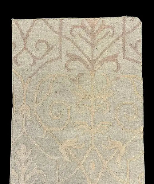 Handmade Vintage Wool Rug Turkish Oushak Floral Runner Muted Colors 2'6 x 13'6 I Got Rugs