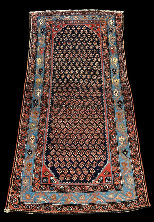 Handmade Vintage Wool Rug Unique Persian Bidjar Design in Bold Colors 3'5 x 6'8 I Got Rugs Handmade Vintage Wool Rug Unique Persian Bidjar Design in Bold Colors 3'5 x 6'8 I Got Rugs Handmade Vintage I Got Rugs