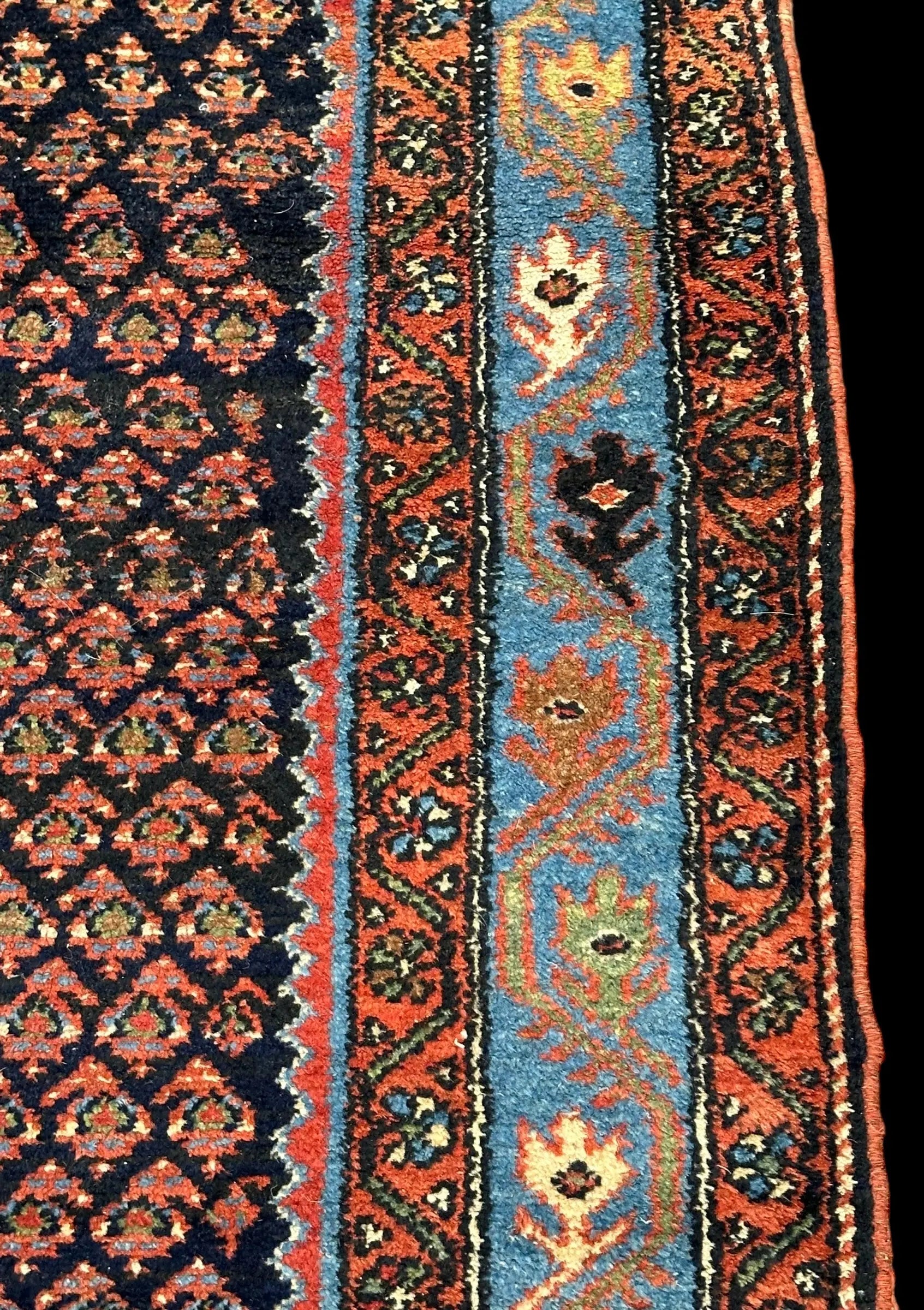 Handmade Vintage Wool Rug Unique Persian Bidjar Design in Bold Colors 3'5 x 6'8 I Got Rugs Handmade Vintage Wool Rug Unique Persian Bidjar Design in Bold Colors 3'5 x 6'8 I Got Rugs Handmade Vintage I Got Rugs